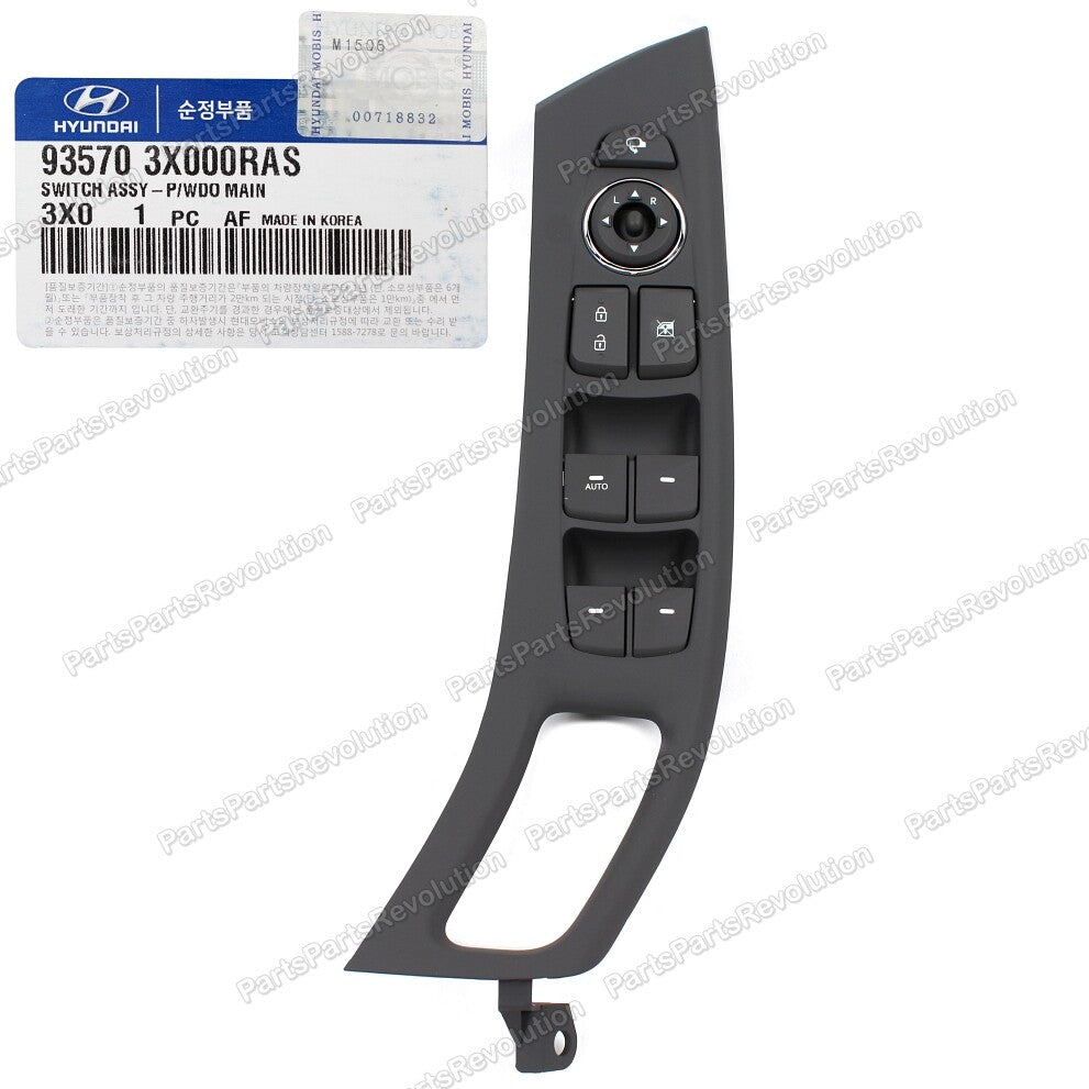 Window Switch Gray Left 935703X000RAS for Hyundai 2011-2013 Elantra