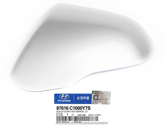 GENUINE 87616C1000Y7S Left Side Mirror Cover for Hyundai Sonata Hybrid 14-17
