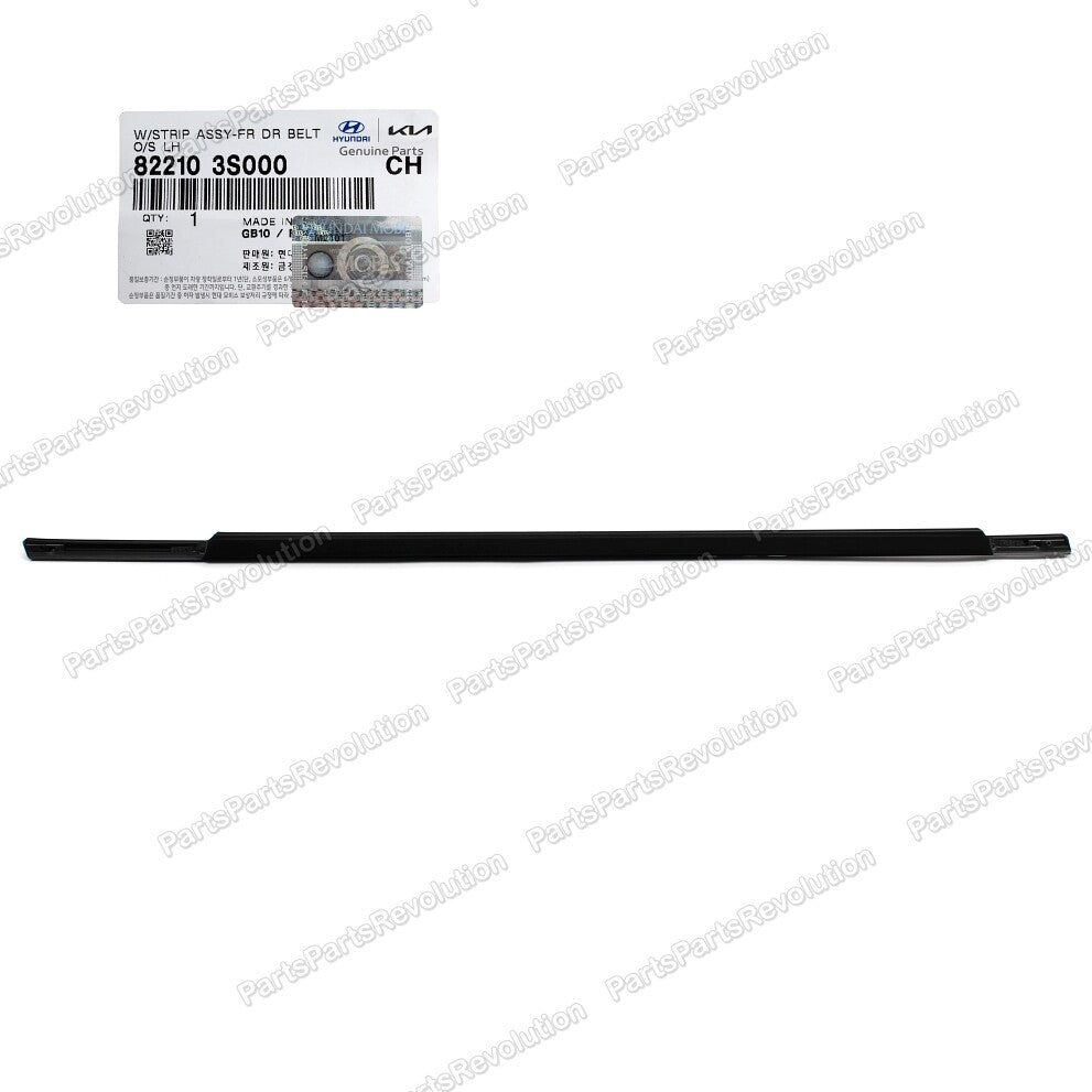 Door Belt Molding Driver Front Left 822103S000 for Hyundai Sonata 11-15