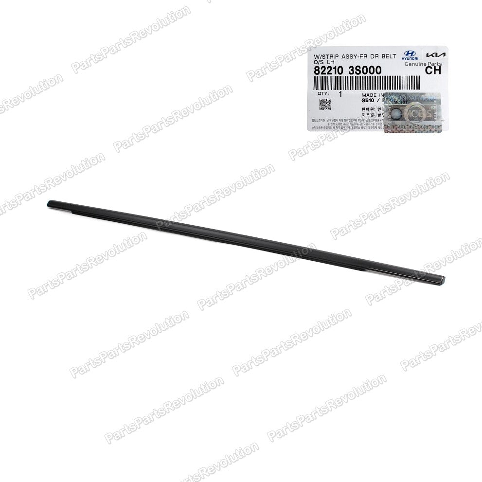 Door Belt Molding Driver Front Left 822103S000 for Hyundai Sonata 11-15