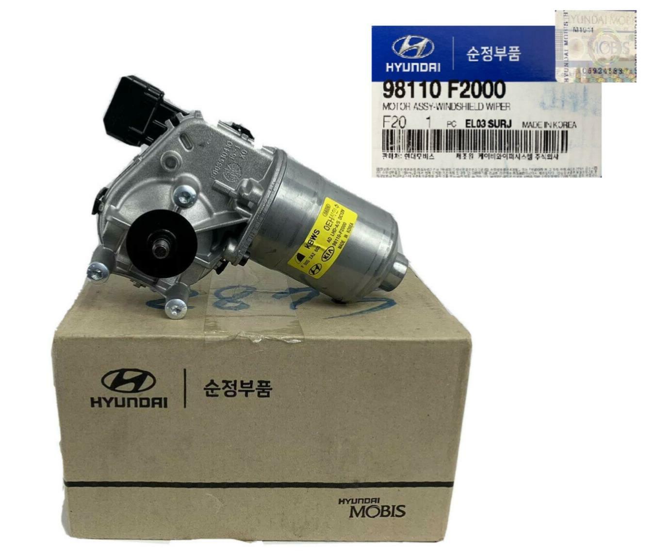 GENUINE Windshield Wiper Motor for Hyundai Elantra Sedan 17-18 98110F2000