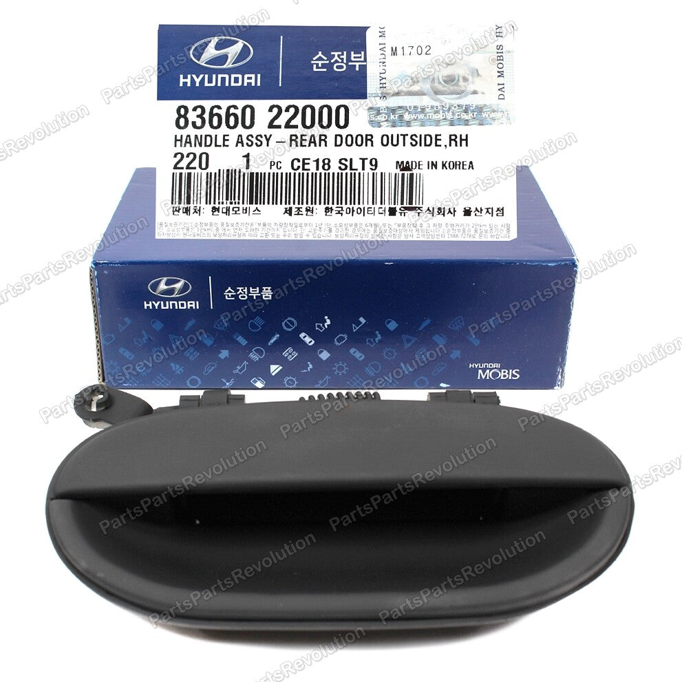 GENUINE Outside Door Handle Rear Right 8366022000 for Hyundai 1995-1998 Accent