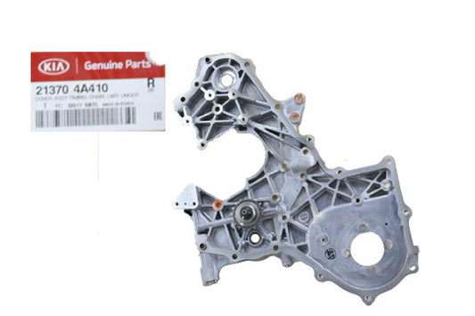 GENUINE 213704A410 Cover Assy Timing Chain Lower Under for Hyundai & Kia