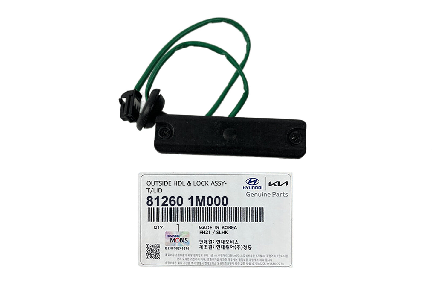 GENUINE 812601M000 Handle Assy Tailgate Trunk Lock Button for Kia Forte 11-13