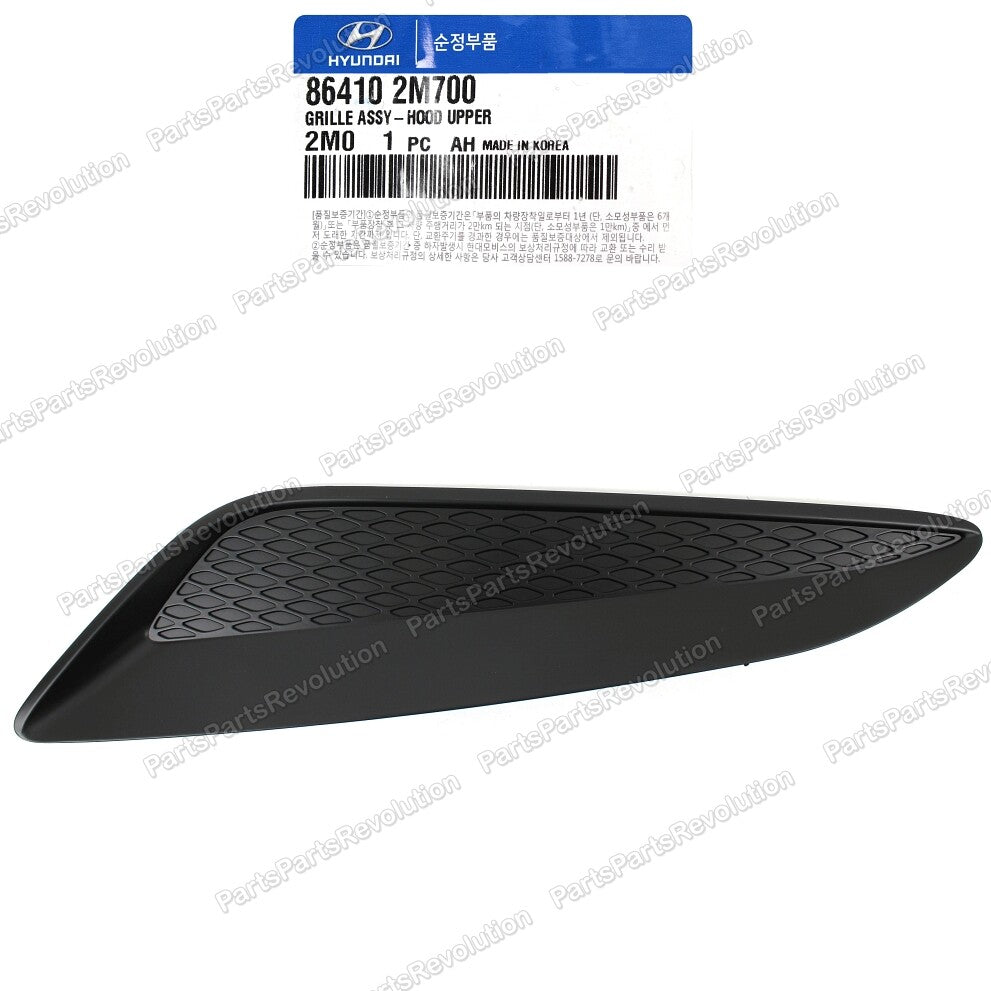 864102M700 Bonnet Hood Garnish Vent Left for Hyundai GENESIS Coupe 2013-2016