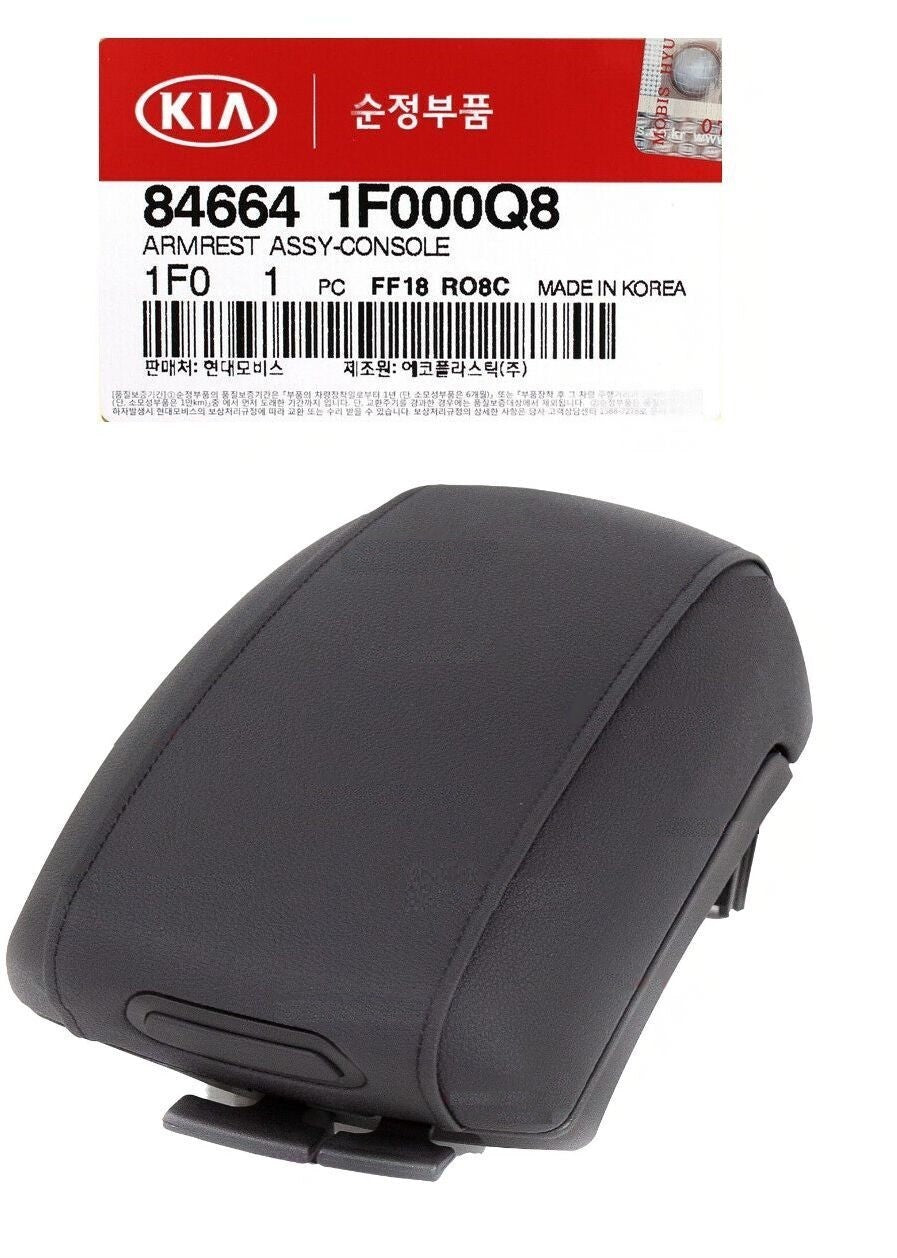 GENUINE 846641F000Q8 Center Armrest Black for Kia Sportage 2005-2010