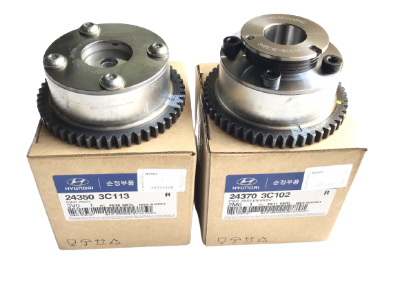 GENUINE CVVT Gear SET 243503C113 243703C102 for 3.5L 3.8L HYUNDAI KIA 2007-2014