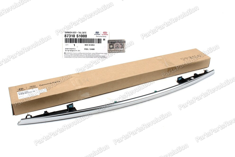 GENUINE Rear Tailgate Garnish Chrome for 2019 2020 Hyundai Santa Fe 87310S1000