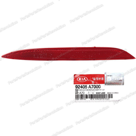 Bumper Reflector Rear Left 92405A7000 for Kia Forte 2014-2016