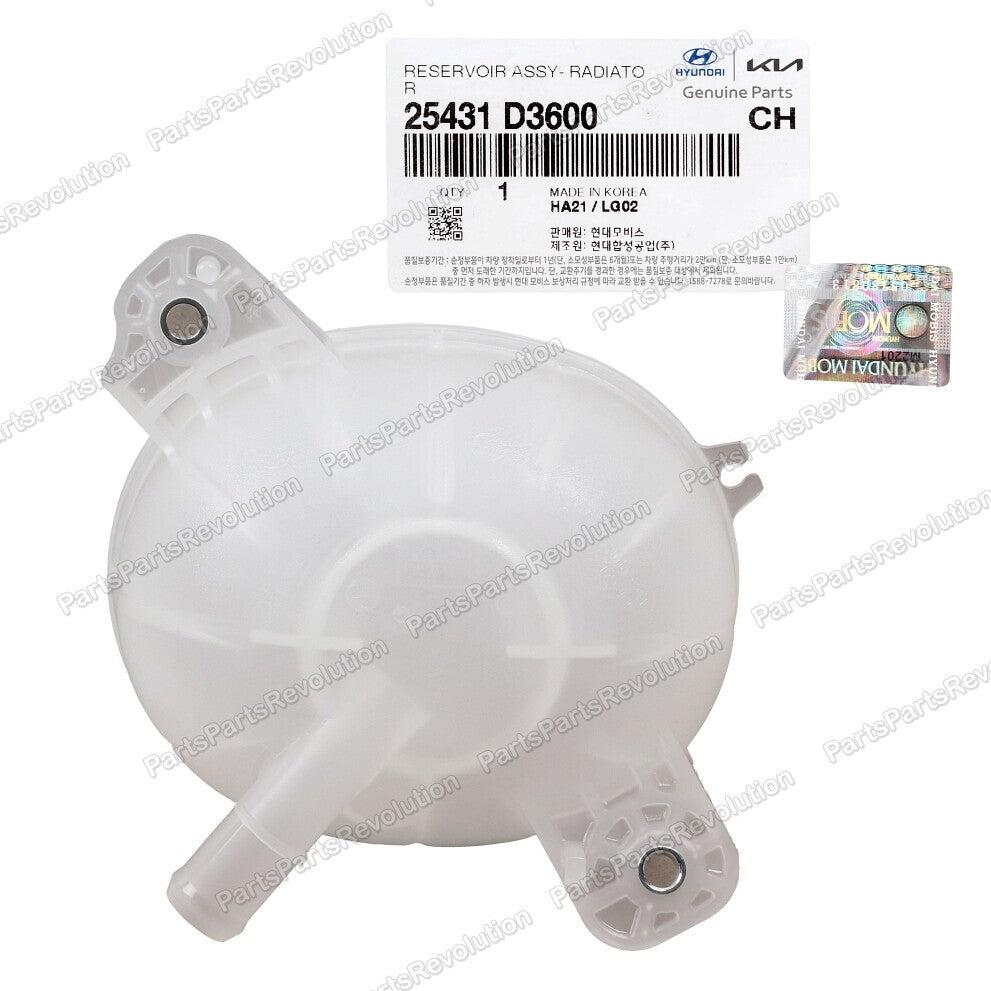 GENUINE Engine Coolant Reservoir Tank for 2016-2021 Hyundai Tucson 25431D3600