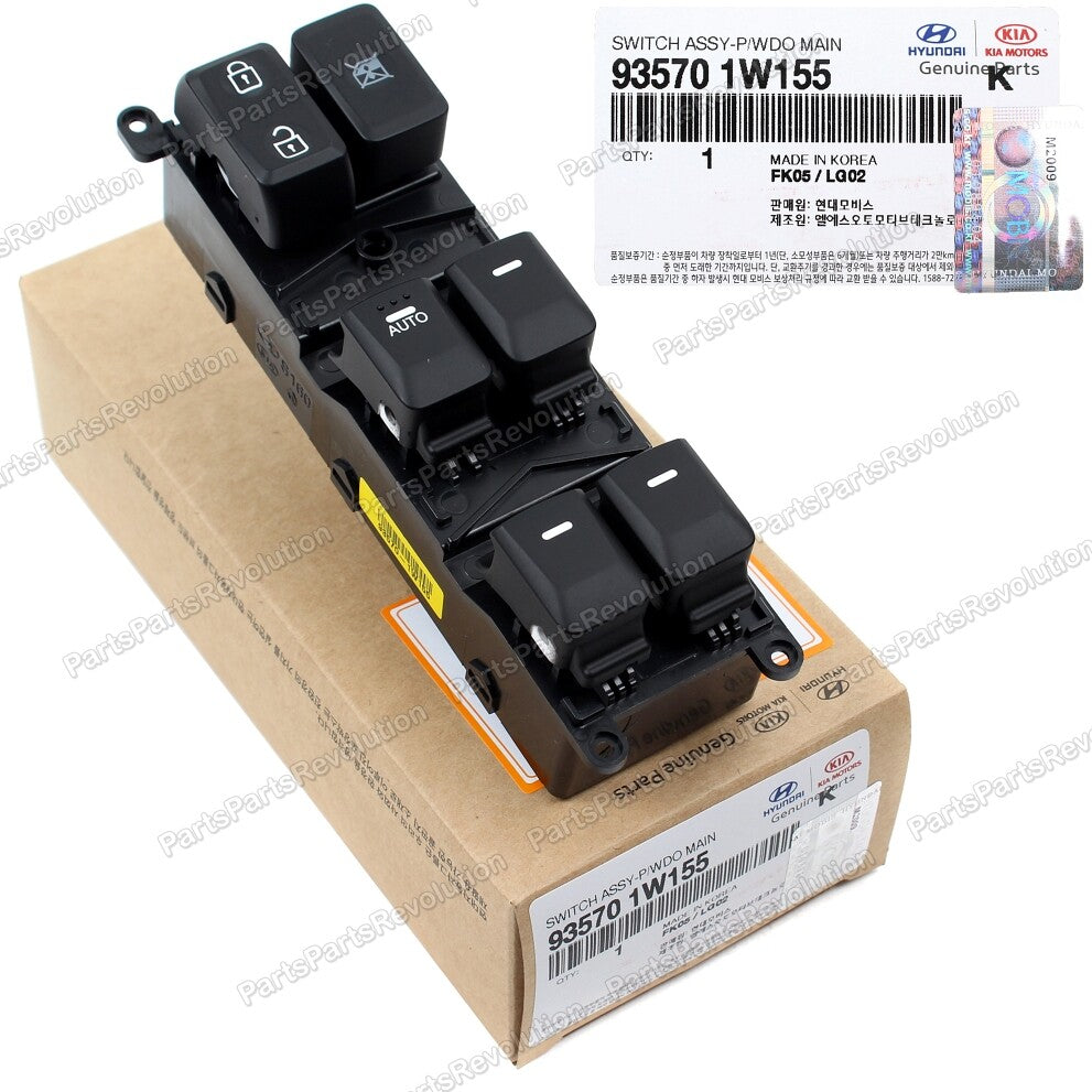 Power Window Switch Front Left 935701W155 for Kia 2012-2014 Rio