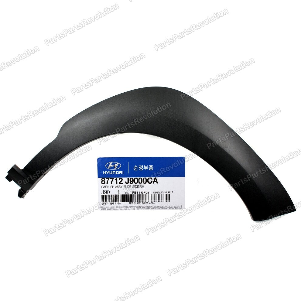 Fender Molding Front Right 87712J9000CA for Hyundai Kona 20182020