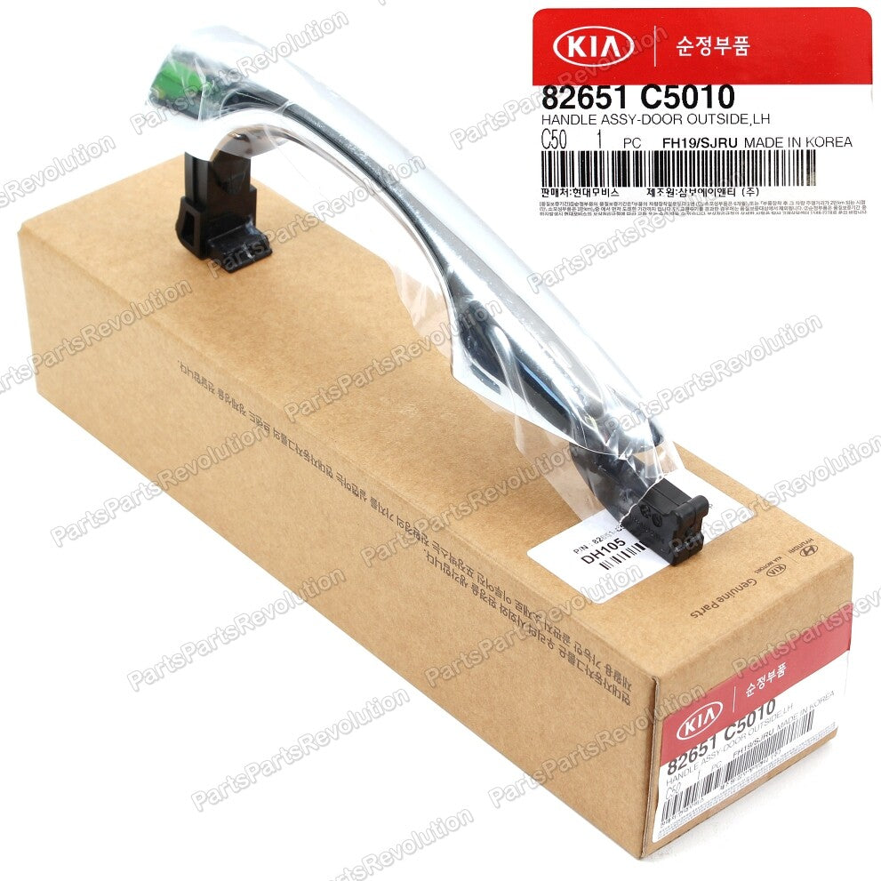 GENUINE Outside Door Handle Chrome Left 82651C5010 for Kia 2016-2020 Sorento