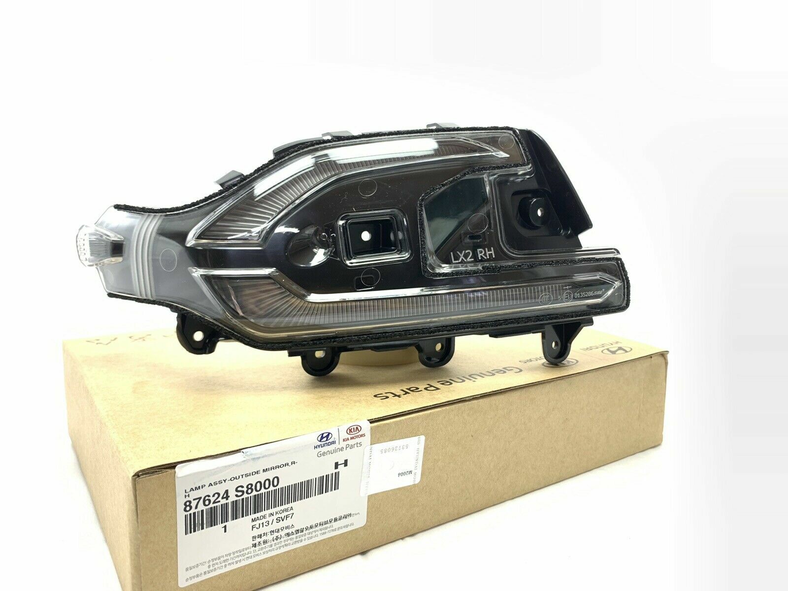 GENUINE Outside Mirror Turn Signal Lamp Right for Hyundai Palisade 87624S8000