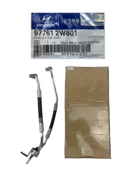 GENUINE Air Conditioner Tube Assembly for Hyundai Santa Fe 13-19 977612W801