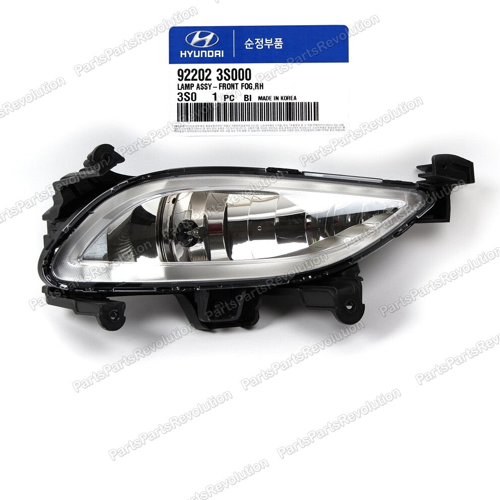 Front Bumper Fog Lights Driver Passenger DRL for 2011-2013 Hyundai Sonata
