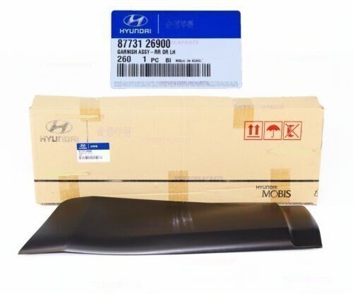 GENUINE 8773126900 Rear Left Door Body Side Molding for Hyundai Santa Fe 01-04