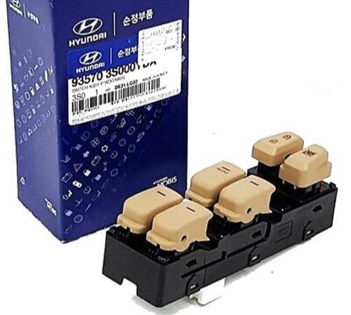 GENUINE 935703S000YDA Front Left Power Window Switch for Hyundai Sonata 2011-14