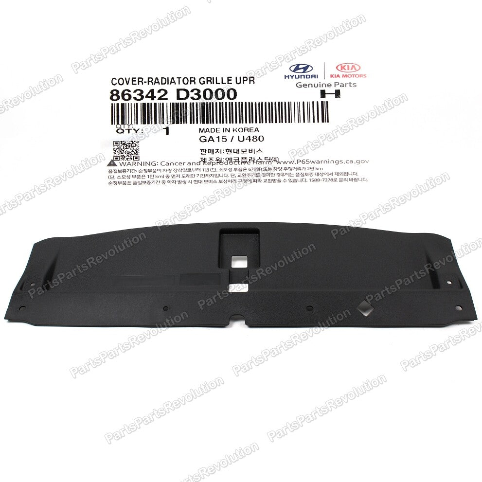 Front Upper Grille Radiator Cover for 2021 2022 Hyundai Santa Fe 86342-D3000