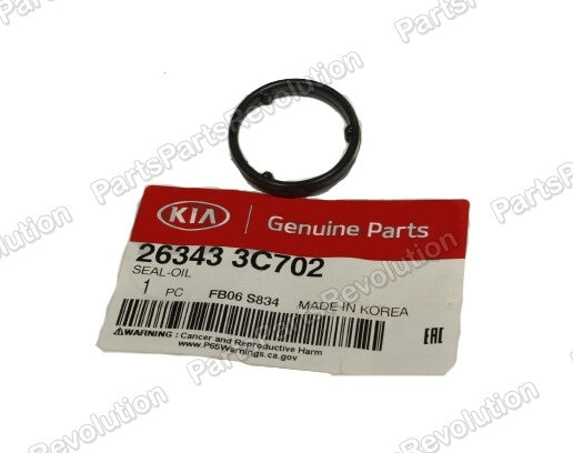 Engine Oil Filter Adapter Seal 263433C702 for Hyundai Genesis Coupe 10-16