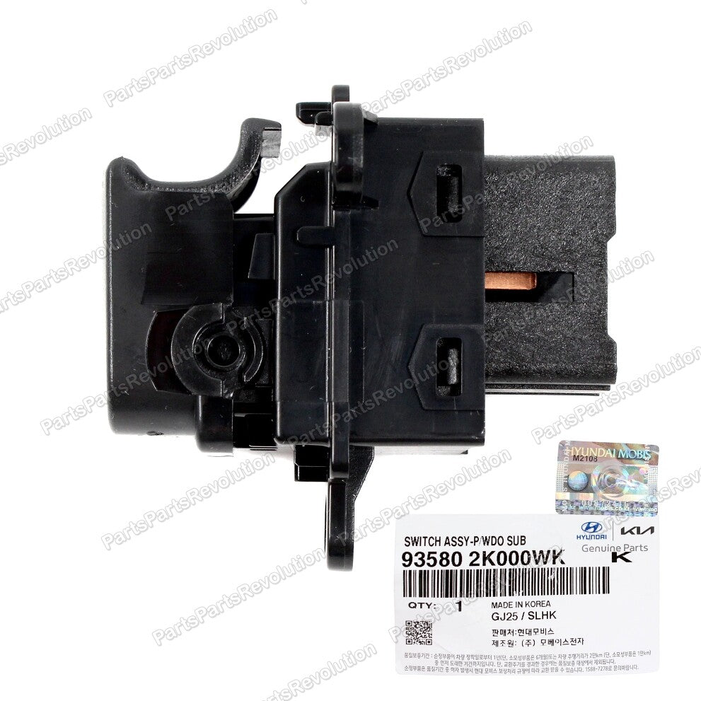 GENUINE Power Window Switch Rear Left or Right 935802K000WK for Kia 10-13 Soul