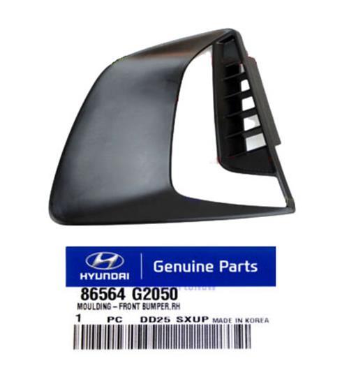 GENUINE 86564G2050 Front Right Bumper Grille trim Bezel for Hyundai Ioniq 17-18
