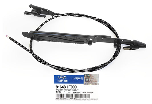 GENUINE 816481F000 Right Side Sunroof Guide Rail for Hyundai & KIA