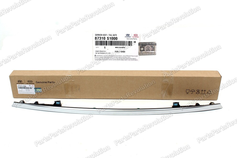 GENUINE Rear Tailgate Garnish Chrome for 2019 2020 Hyundai Santa Fe 87310S1000