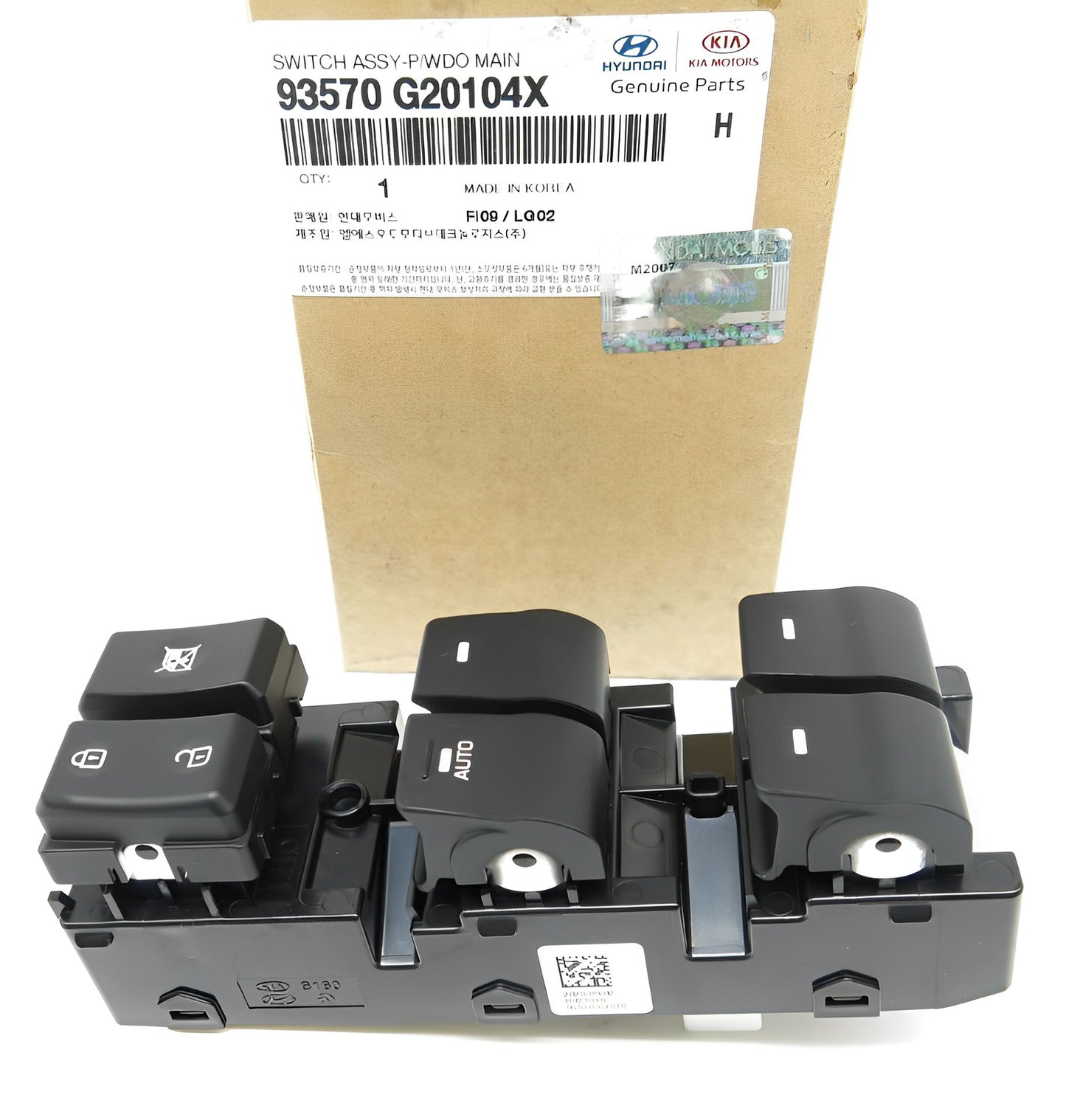 GENUINE 93570G20104X Power Window Main Switch for Hyundai Ioniq Hybrid 2016-2022
