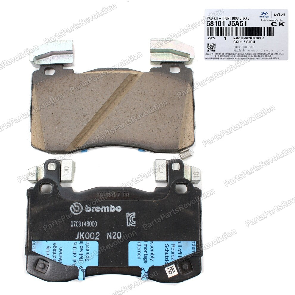 Brake Pad Kit Brembo Front 58101J5A51 for Genesis * See Compatibility *