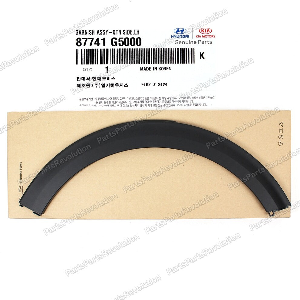Fender Wheel Molding Rear Left 87741G5000 for Kia Niro 17-20