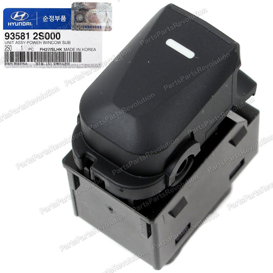 GENUINE Power Window Switch Rear 935812S000 for Hyundai 2010-2015 Tucson