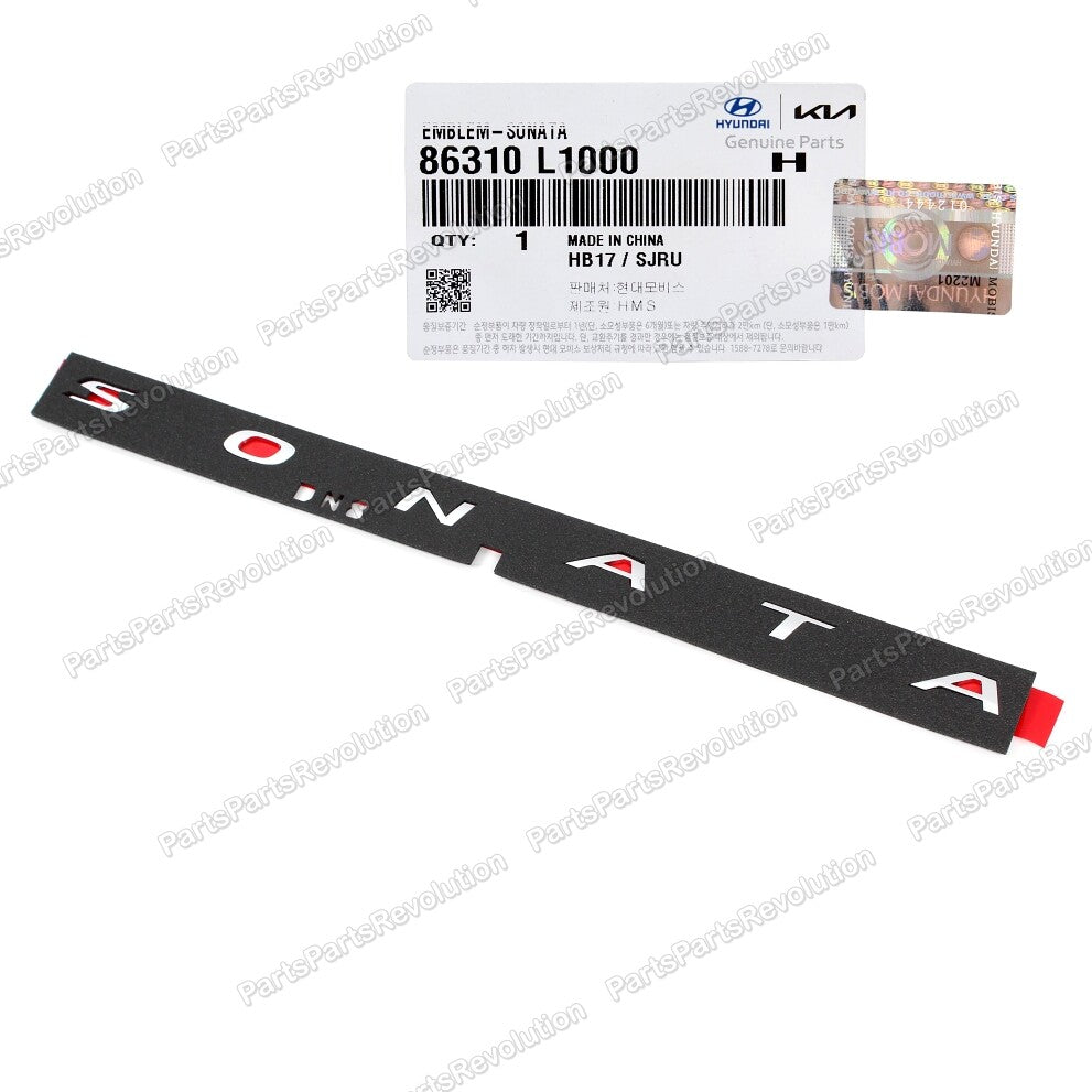 GENUINE Emblem Trunk Nameplate Rear 86310L1000 for Hyundai 2020-2023 Sonata