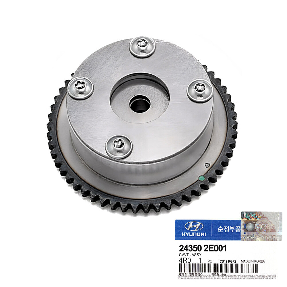 GENUINE 243502E001 CVVT Timing Camshaft Gear CVVT for 1.8L & 2.0L Hyundai Kia