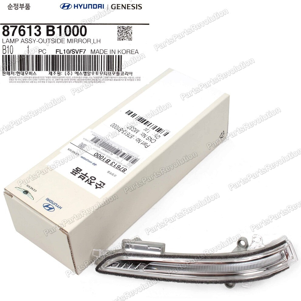 Side Mirror Signal Lamp Left 87613B1000 for Hyundai Genesis G80 2015-2020