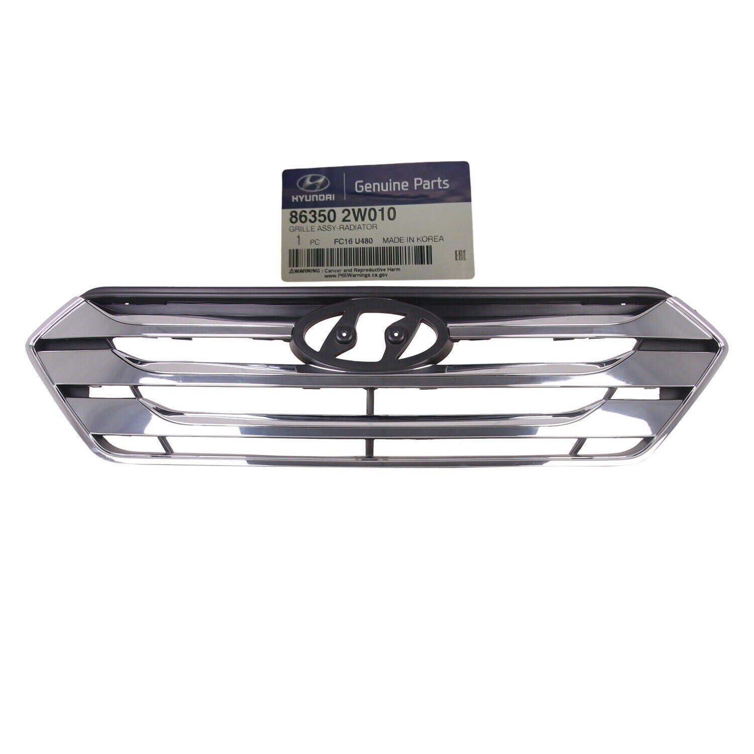 GENUINE New  CHROME Grille 2013-2016 for Hyundai Santa Fe Sport 863502W010