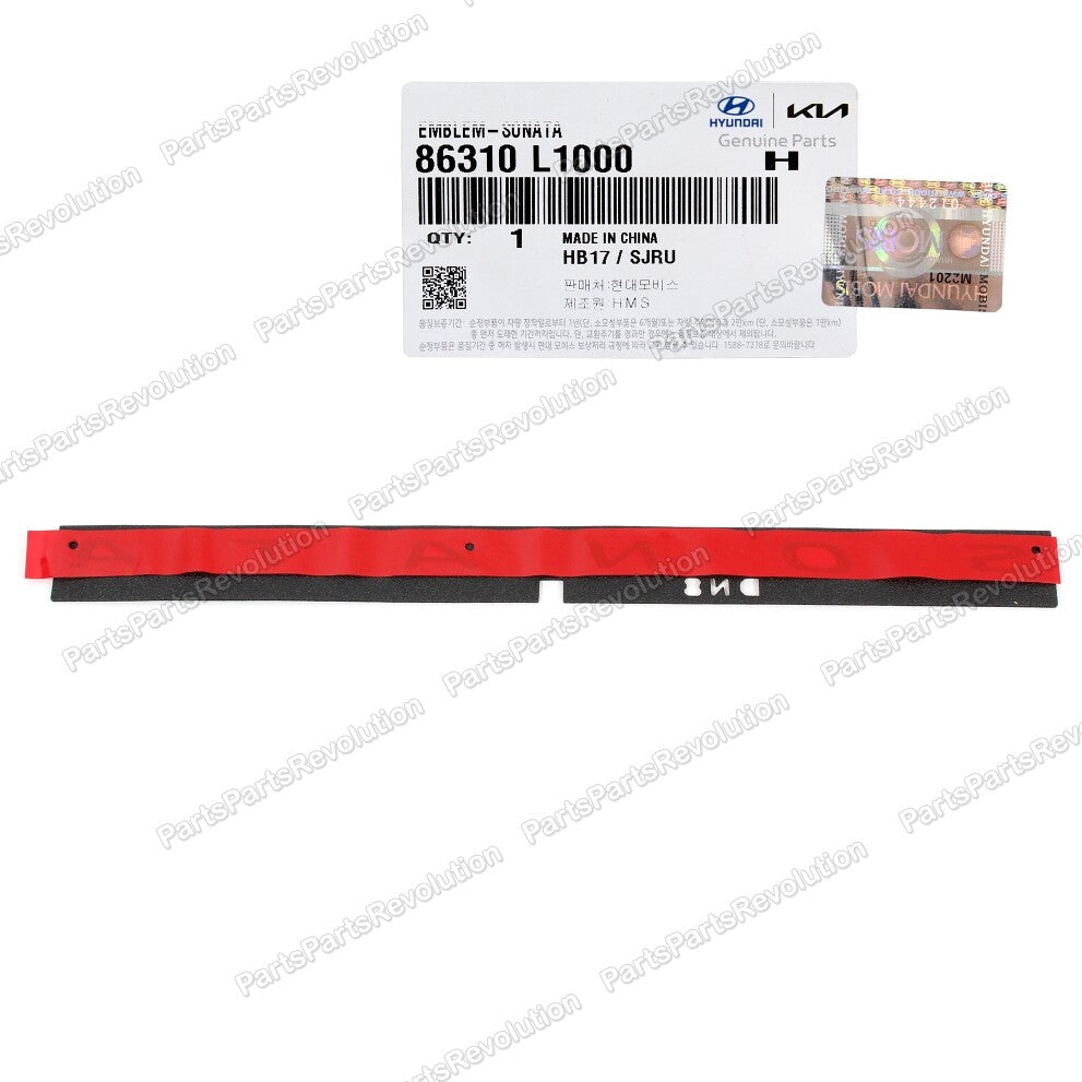 GENUINE Emblem Trunk Nameplate Rear 86310L1000 for Hyundai 2020-2023 Sonata