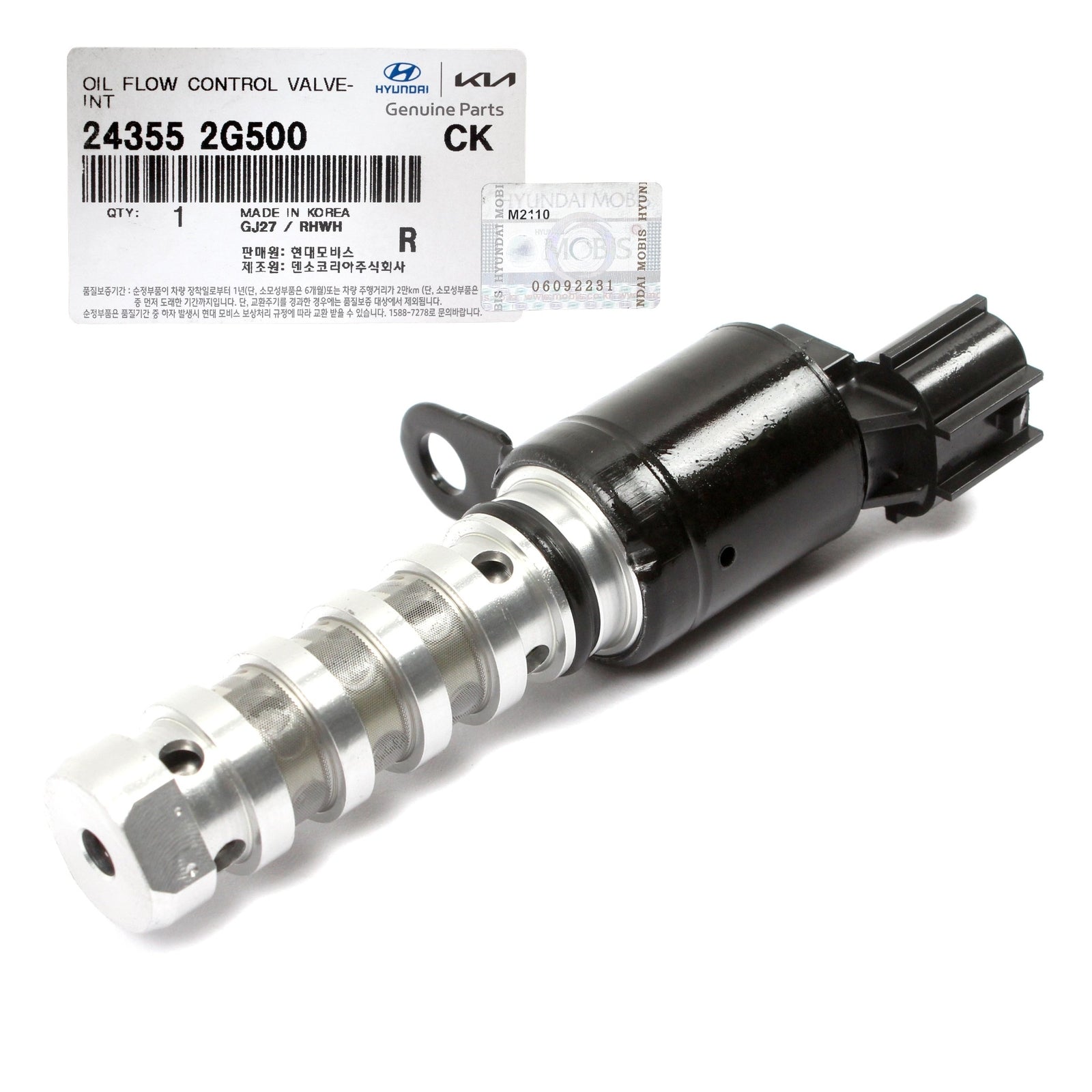 GENUINE 243552G500 Variable Valve Timing Solenoid for Hyundai Tucson Optima