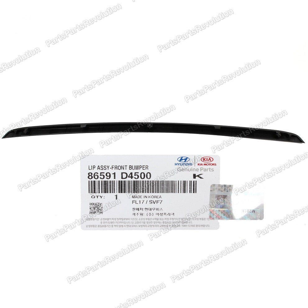 GENUINE Front Bumper Lower Lip Spoiler for 2019-2020 Kia Optima 86591D4500