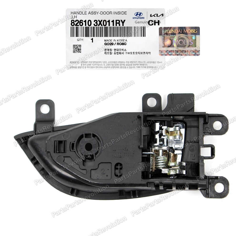 Inside Door Handle Chrome Front Left 826103X011RY for Hyudnai 2014-2016 Elantra