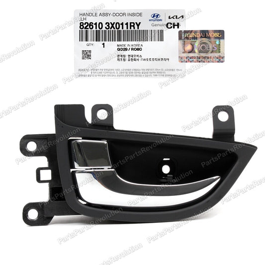 Inside Door Handle Chrome Front Left 826103X011RY for Hyudnai 2014-2016 Elantra