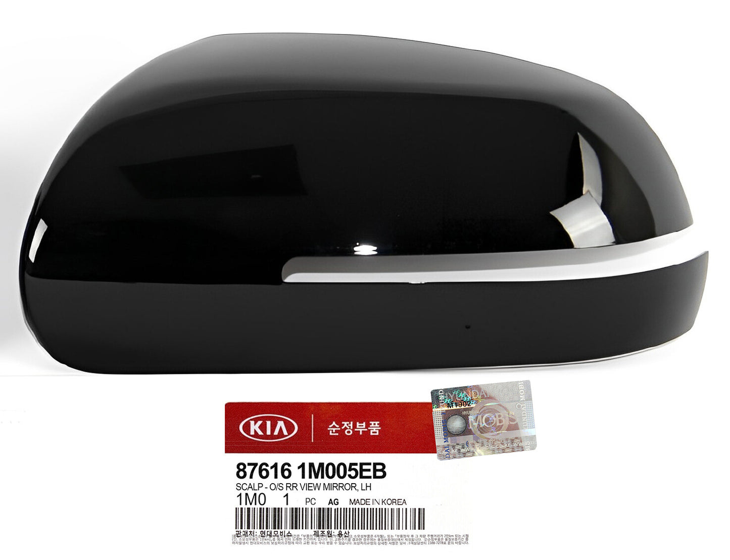 GENUINE 876161M005EB Left Black Side Mirror Cover for KIA Forte & Koup 2009-2013