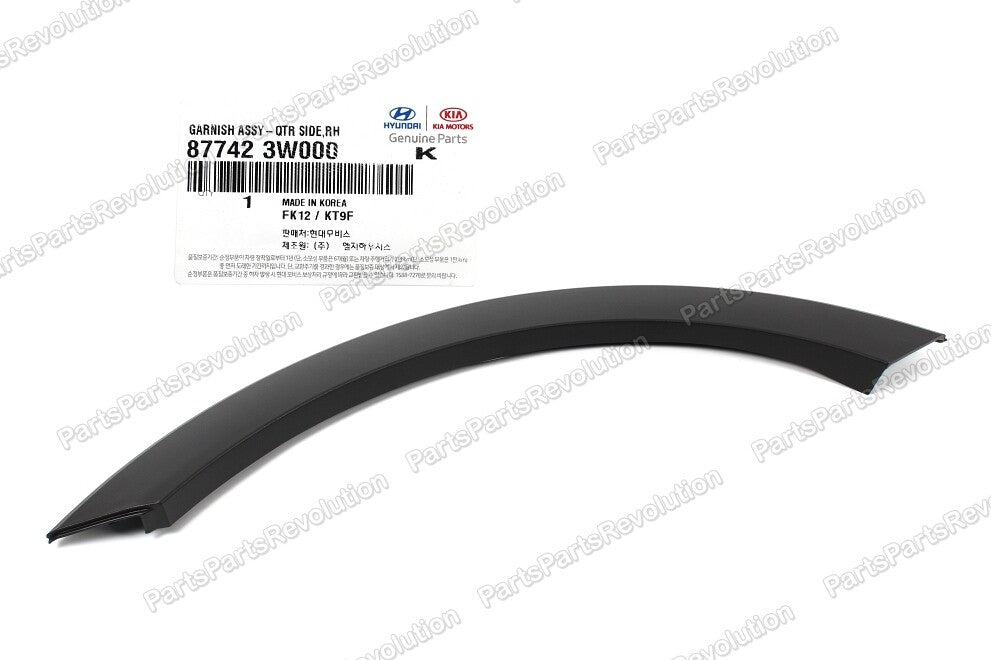 Fender Wheel Molding Rear Right 877423W000 for Kia Sportage 20112016