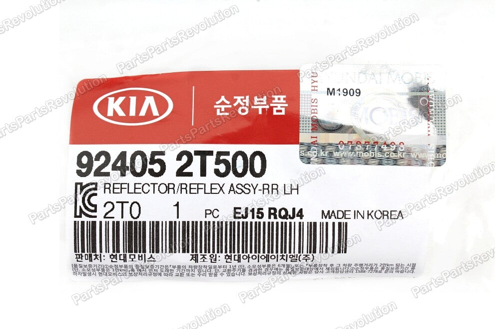 Bumper Reflector Rear Left 924052T500 for Kia Optima 2014-2015