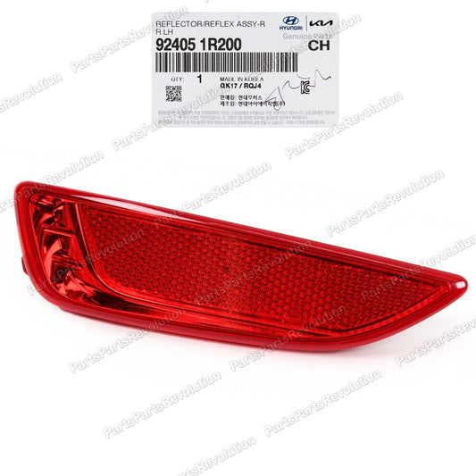 Bumper Reflector Rear Left 924051R200 for Hyundai Accent 2012-2017