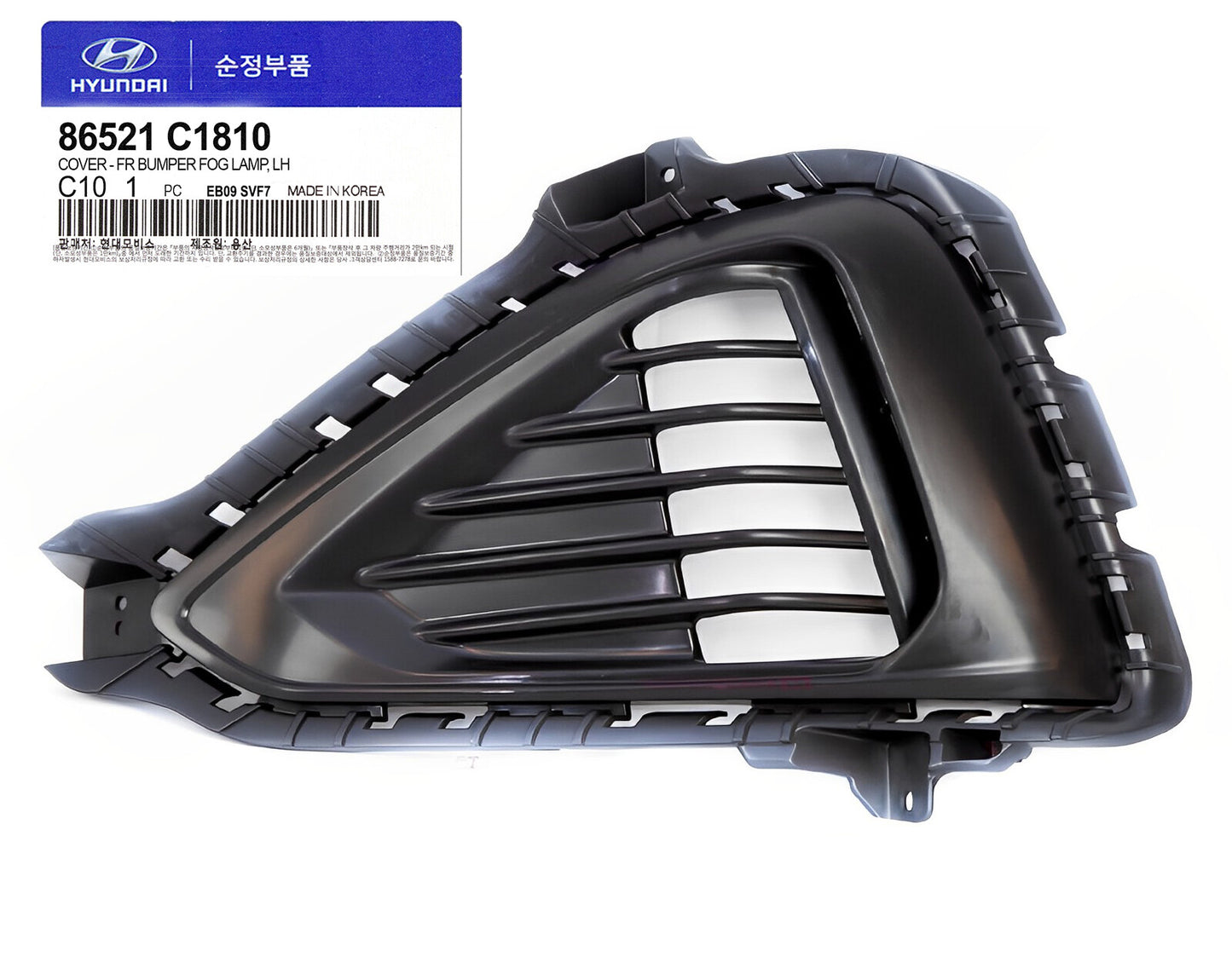 GENUINE 86521C1810 Front Left Bumper Fog Lamp Cover for Hyundai Sonata 2018-2019