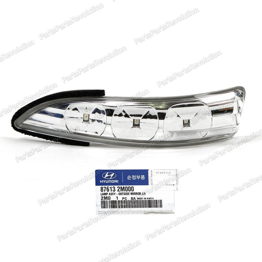 876132M000 Side Mirror Signal Lamp Left for Hyundai GENESIS Coupe 2010-2016