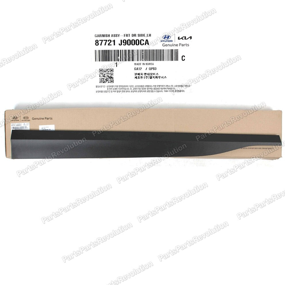 Door Molding Front Lower Left 87721J9000CA for Hyundai Kona 18-20