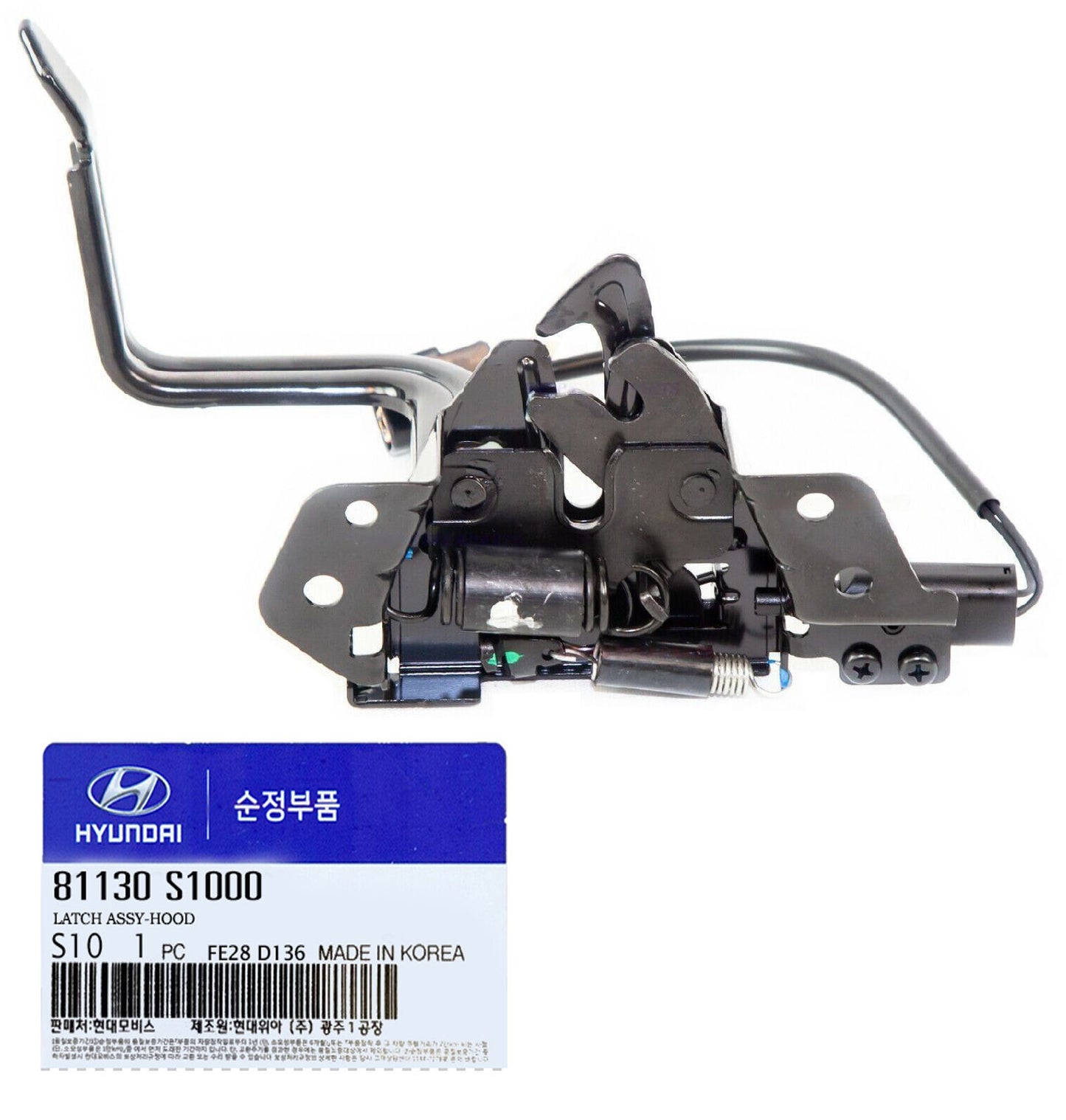 GENUINE 81130S1000 Hood Lock Latch Assy for Hyundai Santa Fe 2019-2021
