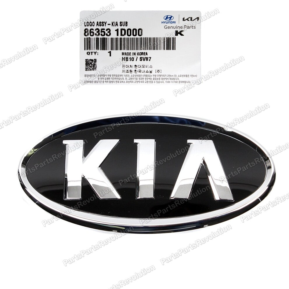 Emblem Grille Front 863531D000 for Kia 2007-2013 Borrego Forte Rio Soul Spectra